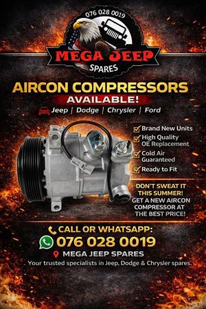 AIRCON COMPRESSORS AVAILABLE!