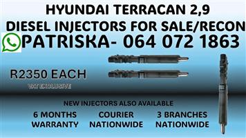 HYUNDAI TERRACAN 2,9 INJECTORS- TESTED WITH REPORTS