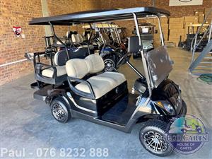 YAMAHA FOUR SEATER GOLF CART - NEW LITHIUM BATTERY - PERFECT FOR SERENGETI ESTATES
