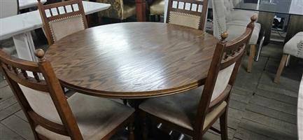5 Piece brown dining set