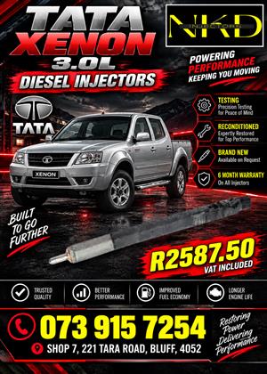 Tata Xenon 3.0L Delphi Diesel Injectors 
