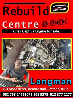 Chev Captiva engine for sale