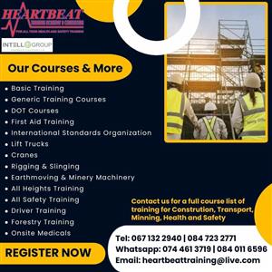 In class , onsite and online training