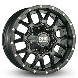 17″ Racing Hart Heist 6/139 Satin Black Milled Alloy Wheels