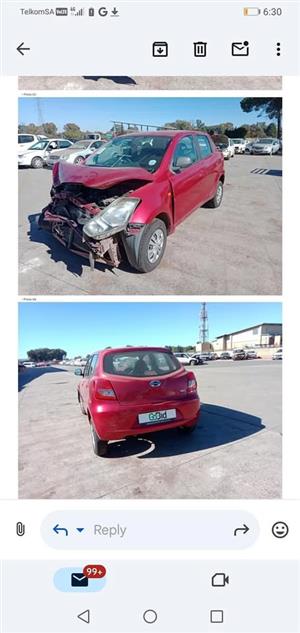 2017 Code 2 Datsun Go Stripping for Parts