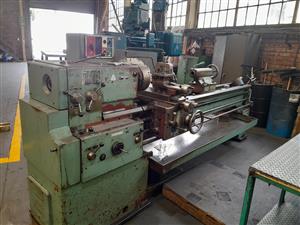 TOS two meter lathe for sale