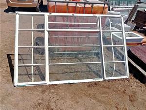 Steel window frame + security bars