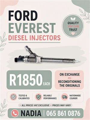 FORD EVEREST DIESEL INJECTORS FOR SALE