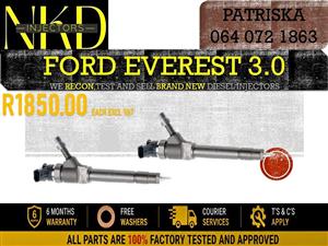 FORD EVEREST 3.0 - HIGH QUALITY DIESEL INJECTORS AVAILABLE