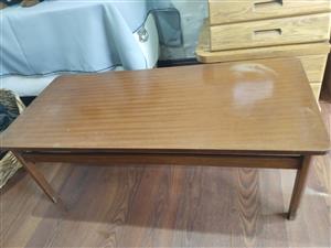 Wooden coffee table