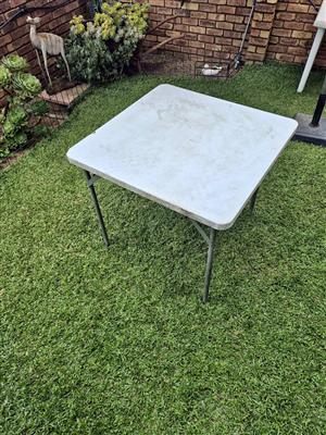 Foldable camping table 80cm X 80cm