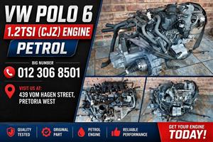 VW POLO 6 1.2TSI (CJZ) ENGINE FOR SALE – PETROL  