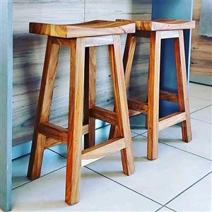 Kiaatwood barstools for you