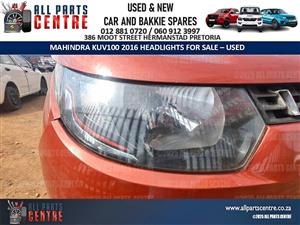 Mahindra KUV100 2016 Headlights