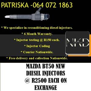 NEW MAZDA BT50 DIESEL INJECTORS OR TO RECON