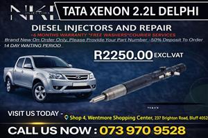 Tata Xenon 2.2L Delphi (Repair) Diesel Fuel Injectors 