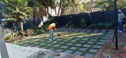 Paving Stepping  Stones We Do Installation 