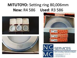 Mitutoyo: Setting ring 80,006mm