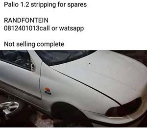 Fiat palio 1.2 stripping for spares