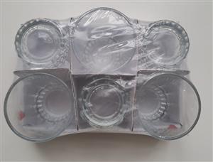 Benca set of 6Pc Benca Juice Glass 160ML. Brand new, sealed  for the set.