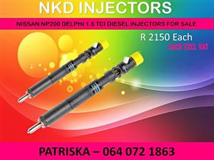 DIESEL INJECTORS NEW OR RECON ON NISSAN NP200 1.5 TCI