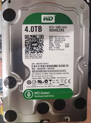 WD Hard Drive 4TB