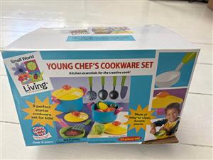 Young Chefs Cookware set. Never used but the box is torn . Collection in Seapoint.