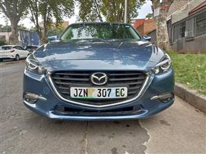 2018 Mazda 3 Sedan 1.6 Petrol Automatic Blue 
