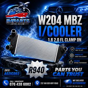 Brand New W204 Mercedes-Benz Intercooler 1.8 & 2.0 – R940