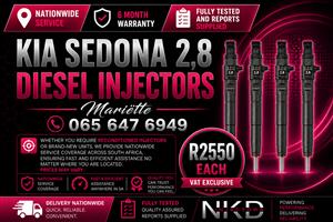 DIESEL INJECTORS SEDONA 2.8