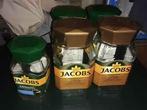 Leë glas koffie bottels GRATIS