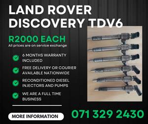 LAND ROVER INJECTORS FOR SALE WITH WARRANTY 