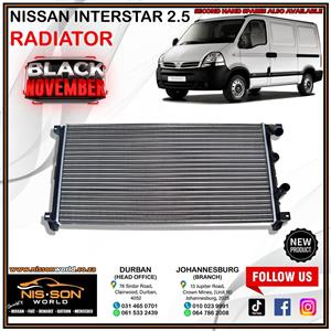 NISSAN INTERSTAR 2.5 RADIATOR