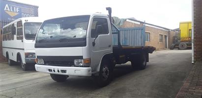 2002 NISSAN DIESEL UD40 VEHICLE CARRIA BODY & ONE CAR CARRIA TRAILER 