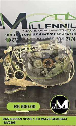 2022 NISSAN NP200 1.6 8 VALVE GEARBOX - MV0895