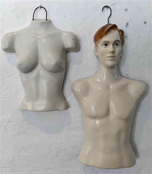 Flat pack mannequin torsos