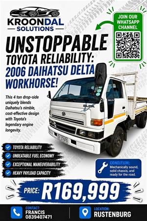 2006 Daihatsu Delta 4 Ton Drop-side Truck