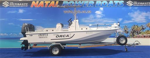 ORCA 190 OFFSHOR ON TRAILER 115 HP SUZUKI 4 STROKE 