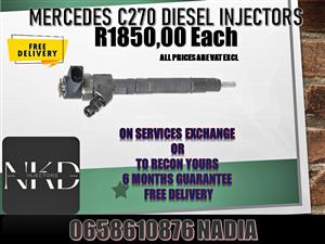 MERCEDES C270 DIESEL INJECTORS RECONDITION OR BUY NEW