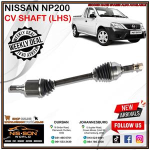 NISSAN NP200 CV SHAFT LHS