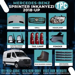 Mercedes-Benz Sprinter Inkanyezi 2018-UP Model Parts Available.