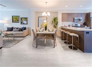 Porcelain Tiles 600x600 Polis Shiny Grey design