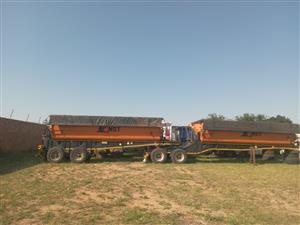 2021 Leader side tipper needs tyres selling as is 