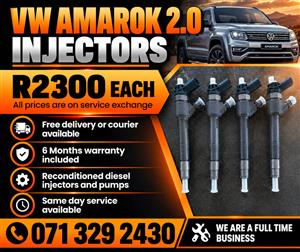 VW AMAROK 2.0 INJECTORS FOR SALE WITH WARRANTY 