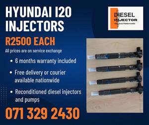 HYUNDAI I20 INJECTORS FOR SALE WITH WARRANTY 