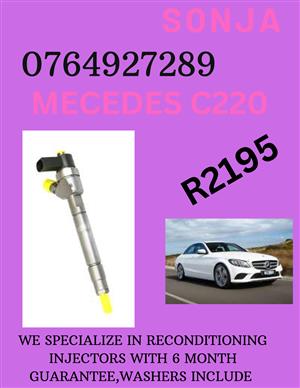 MECEDES C220 DIESEL INJECTORS FOR SALE OR RECON 