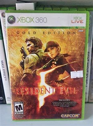 Xbox 360 Resident Evil 5 Game Used