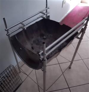 Braaier for sale - Built using a beer keg 