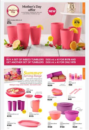 Tupperware for sale and delivered for free in Pretoria