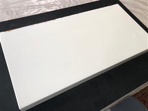 Custom made Supawood with Duco finish Floating shelves - white - 60x30cm